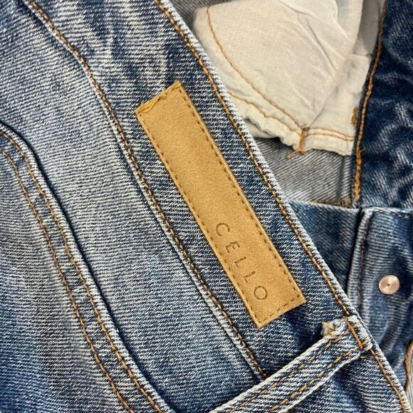 CELLO Blue Denim Jeans High Waist Boot Cut sz 9 - Picture 3 of 10